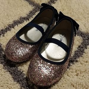 3/$18 Toddler girls glitter ballet flat